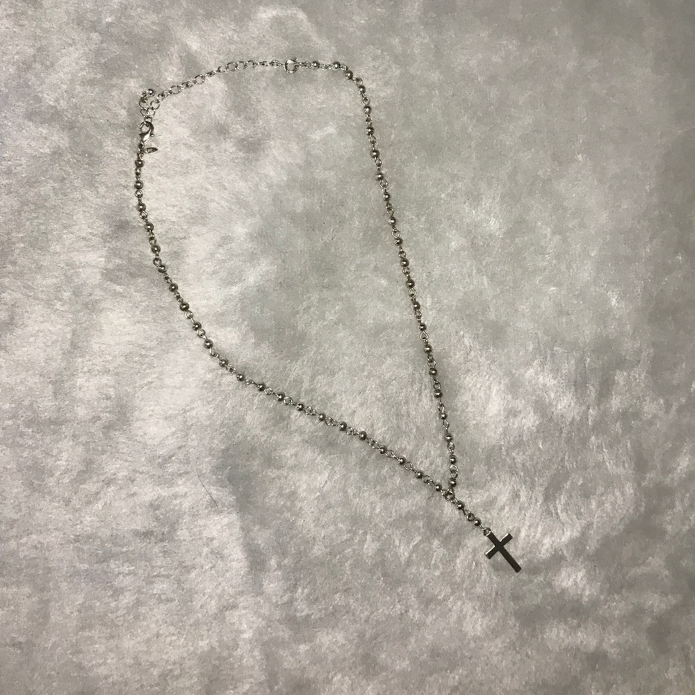 Silver Cross Necklace